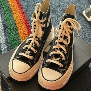 Converse Run Star Legacy CX HI women’s 9 black /egret/ white